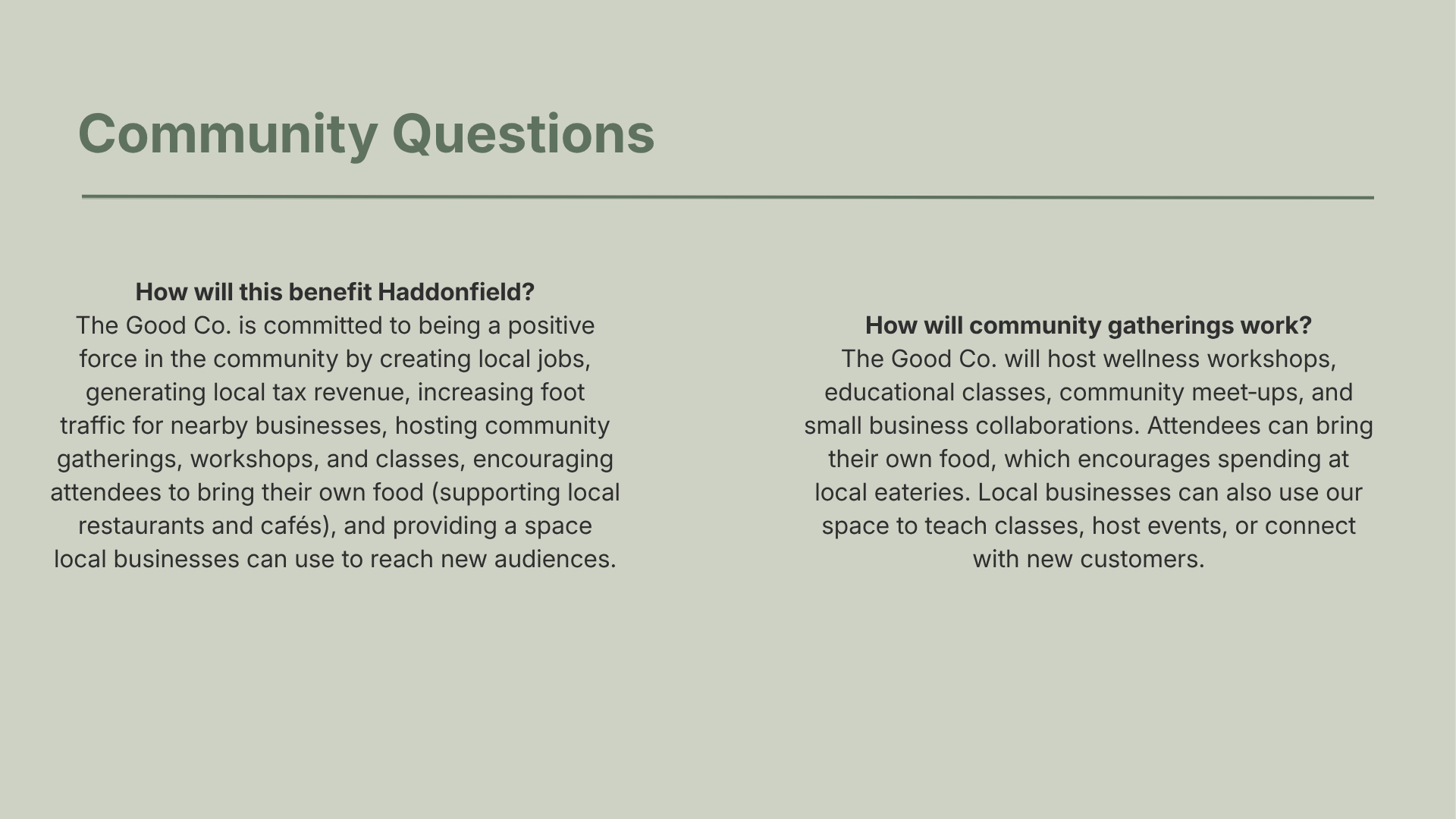 Community Questions page 3