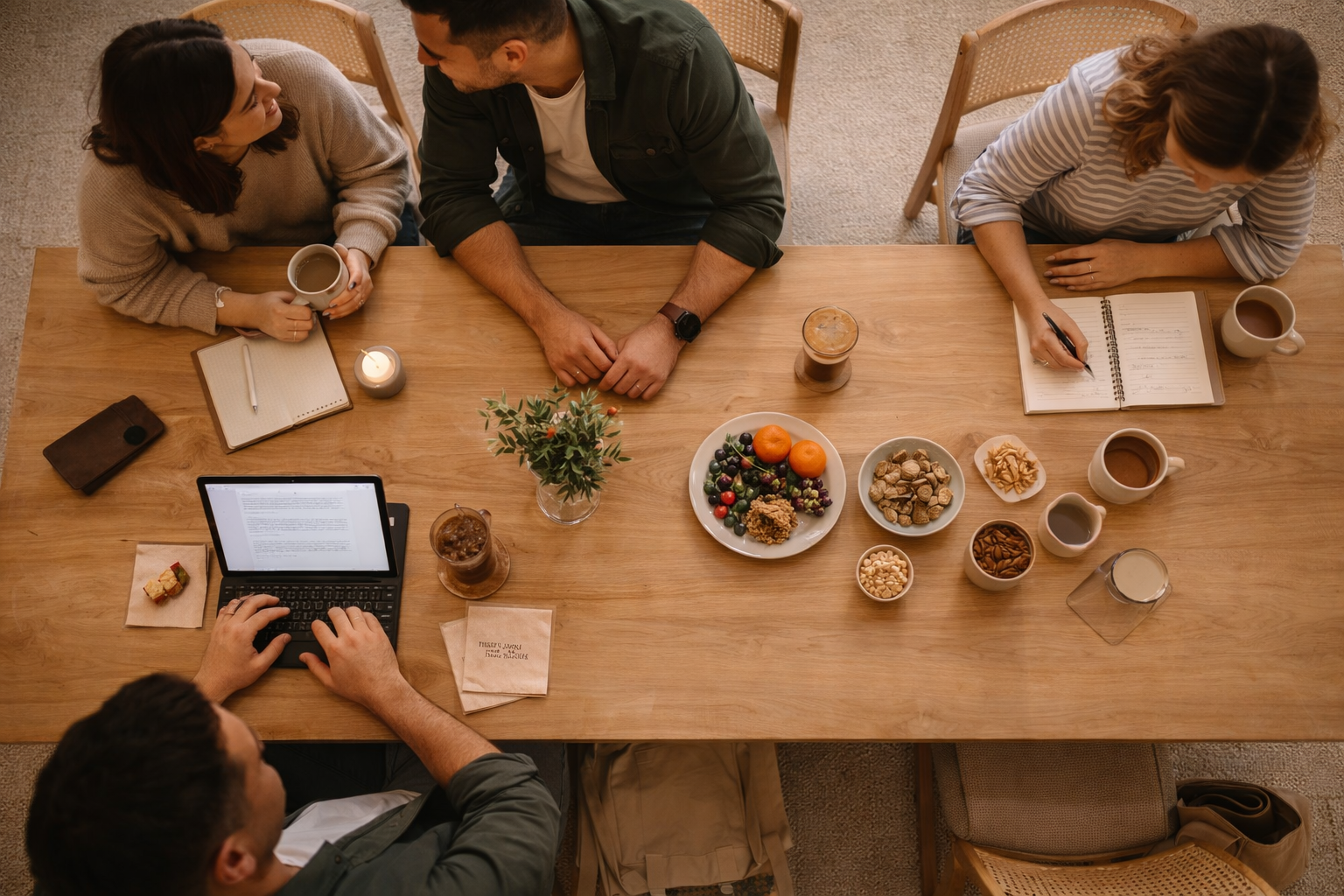 Warm, restorative interior of The Good Collective space