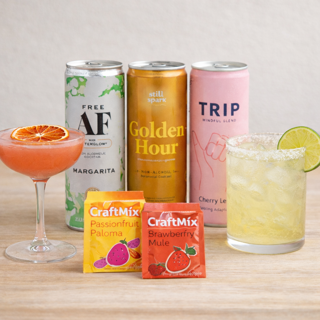 Alcohol-free tasting session